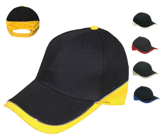 1 Dozen Racing Baseball Hats Caps Sandwich Cotton Low Crown Two Tone Wholesale Bulk-