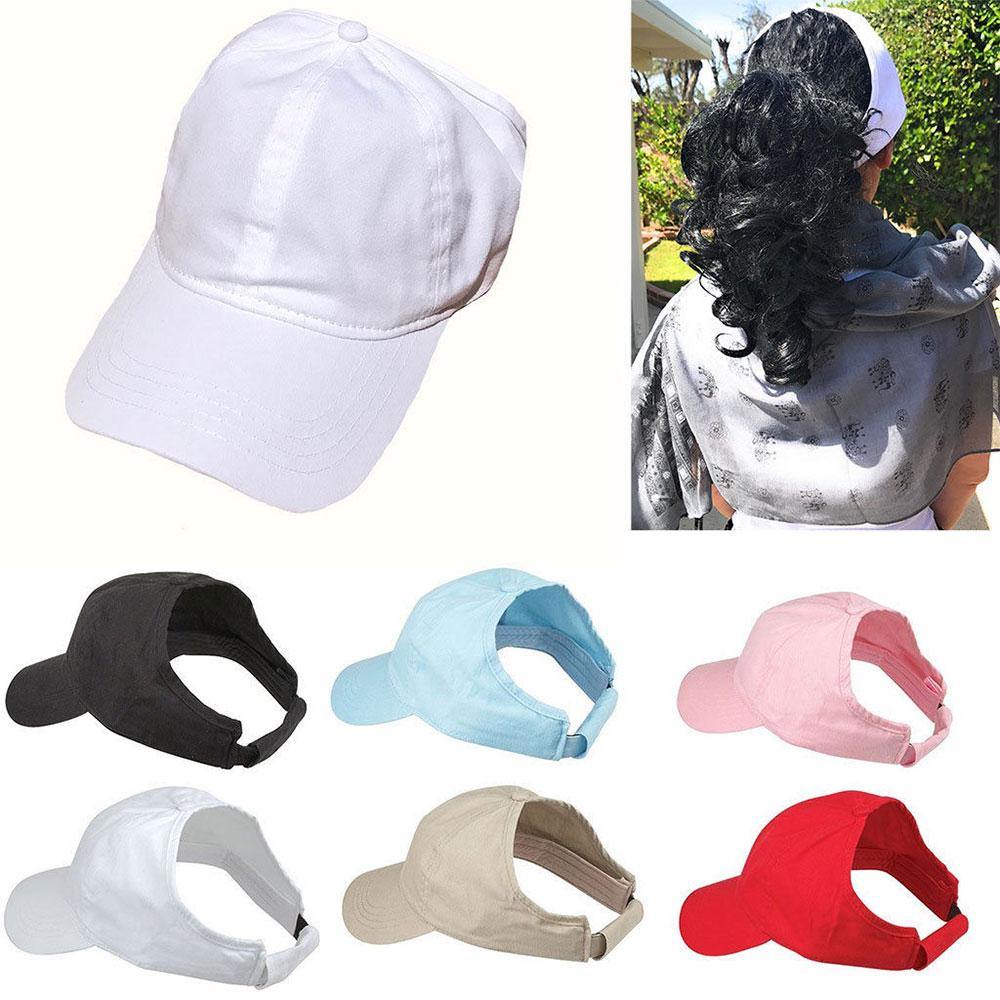 1 Dozen Womens Ponytail Soft Baseball Visor Hats Caps Low Crown Wholesale Lot Bulk-