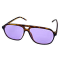 Empire Cove Oversized Aviator Sunglasses Retro Double Bridge Driving UV Protection-Tortoise/Purple-