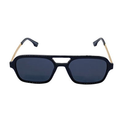 Empire Cove Aviator Sunglasses Retro Stylish Double Bridge UV Protection Driving-Black-