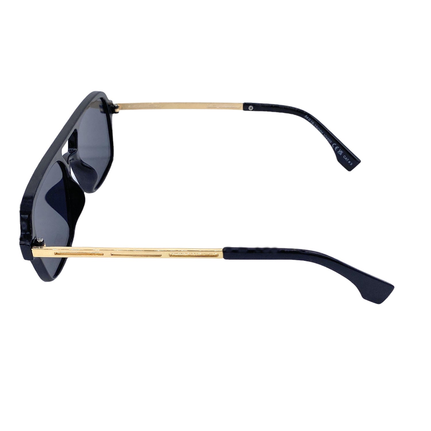 Empire Cove Aviator Sunglasses Retro Stylish Double Bridge UV Protection Driving-Black-