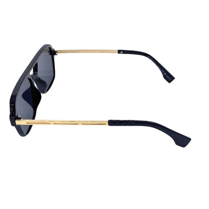 Empire Cove Aviator Sunglasses Retro Stylish Double Bridge UV Protection Driving-Black-
