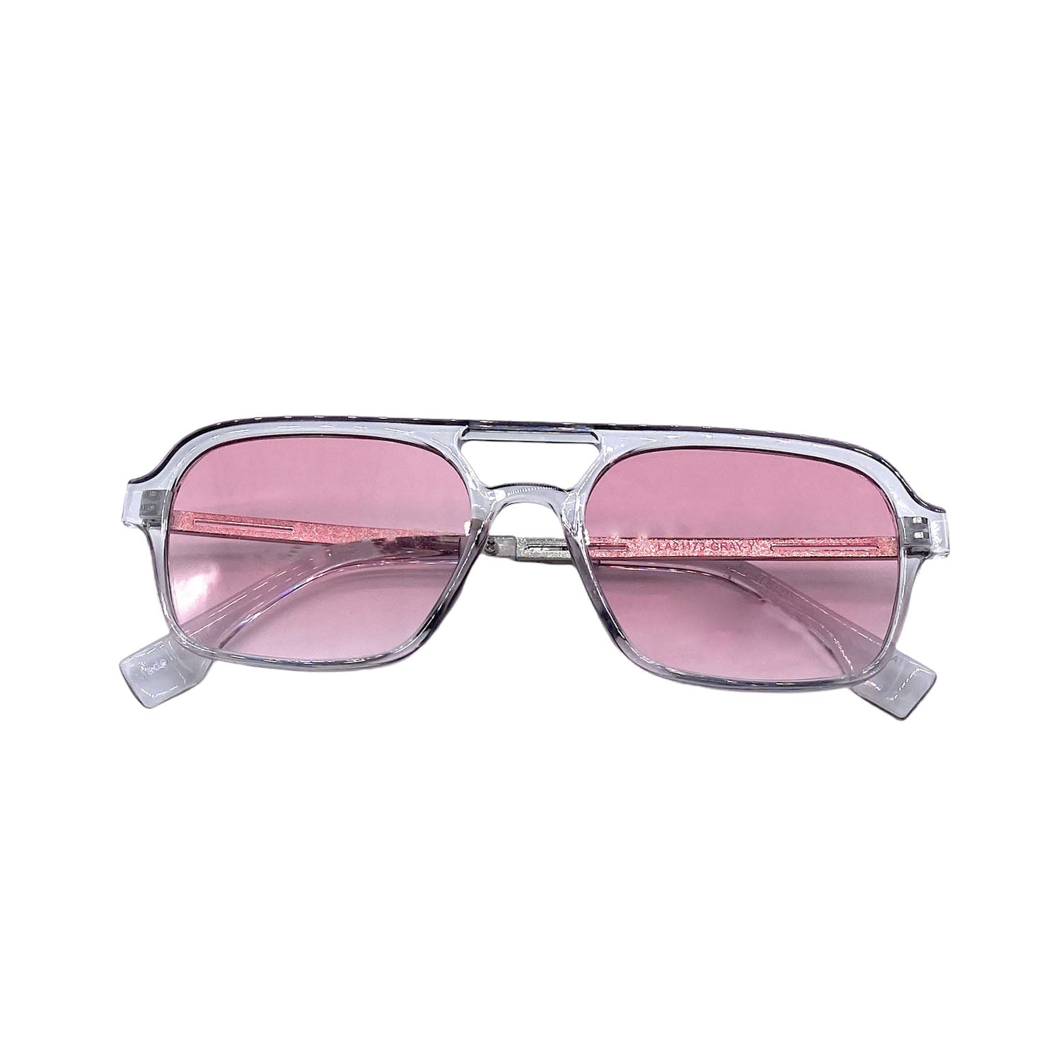 Empire Cove Aviator Sunglasses Retro Stylish Double Bridge UV Protection Driving-Black-