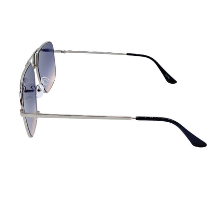 Empire Cove Oversized Aviator Sunglasses Stylish Metal Frame Gradient Shades-Gold/Brown-