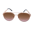 Empire Cove Classic Gradient Aviator Sunglasses Metal Frame Trendy UV Protection-Gold/Brown- 3 image