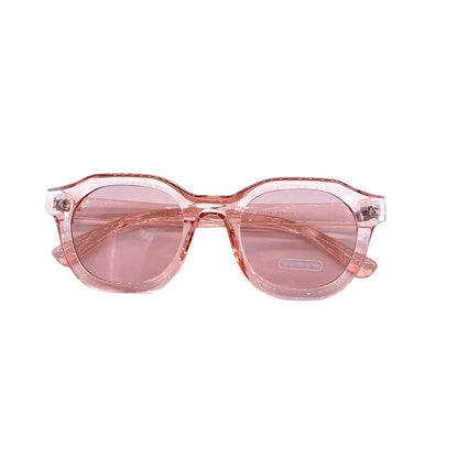 Empire Cove Round Polygon Sunglasses Retro Classic Vintage Shades Sunnies Driving-Black-