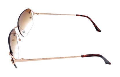 Empire Cove Rimless Sunglasses Gradient Square Retro Frameless UV Protection-Blue-