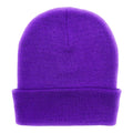 Empire Cove Warm Winter Beanies Hat Cap Men Women Toboggan Cuffed Soft Knit-Purple-