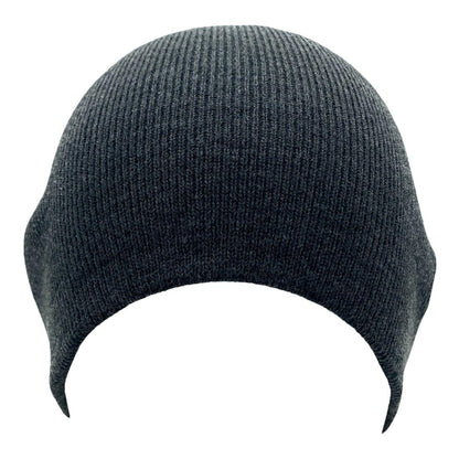 Empire Cove Knit Uncuffed Beanie Hat Cap Warm Winter Men Women Short Toboggan-Black-
