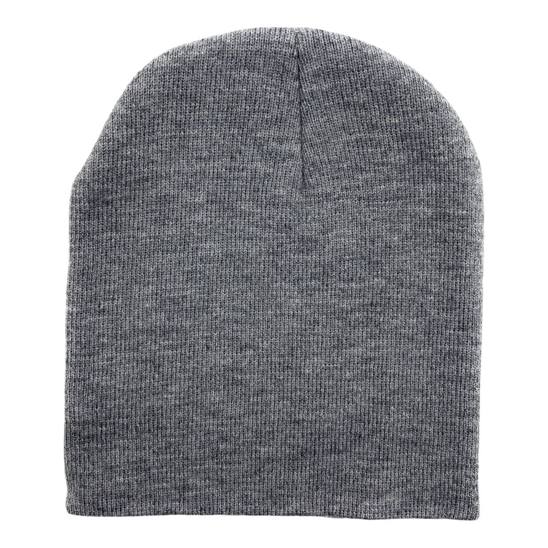 Empire Cove Knit Uncuffed Beanie Hat Cap Warm Winter Men Women Short Toboggan-Heather Grey-
