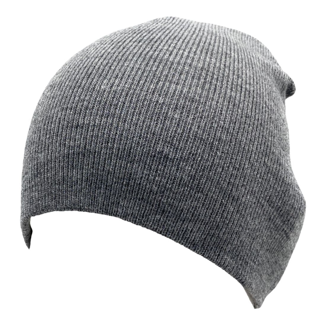 Empire Cove Knit Uncuffed Beanie Hat Cap Warm Winter Men Women Short Toboggan-Black-