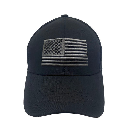 Empire Cove USA Flag Baseball Dad Caps Patriotic Hats Camo Camouflage Military-Black-
