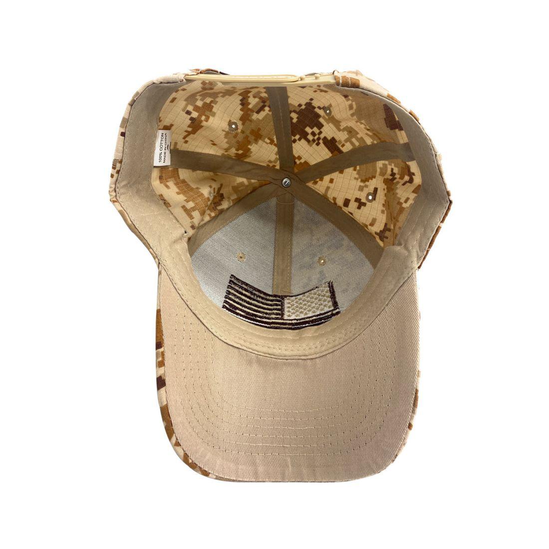 Empire Cove USA Flag Baseball Dad Caps Patriotic Hats Camo Camouflage Military-Black-