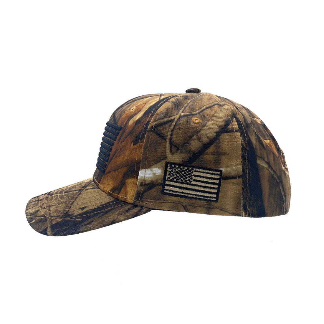 Empire Cove USA Flag Baseball Dad Caps Patriotic Hats Camo Camouflage Military-Black-