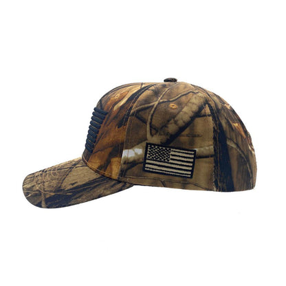 Empire Cove USA Flag Baseball Dad Caps Patriotic Hats Camo Camouflage Military-Black-