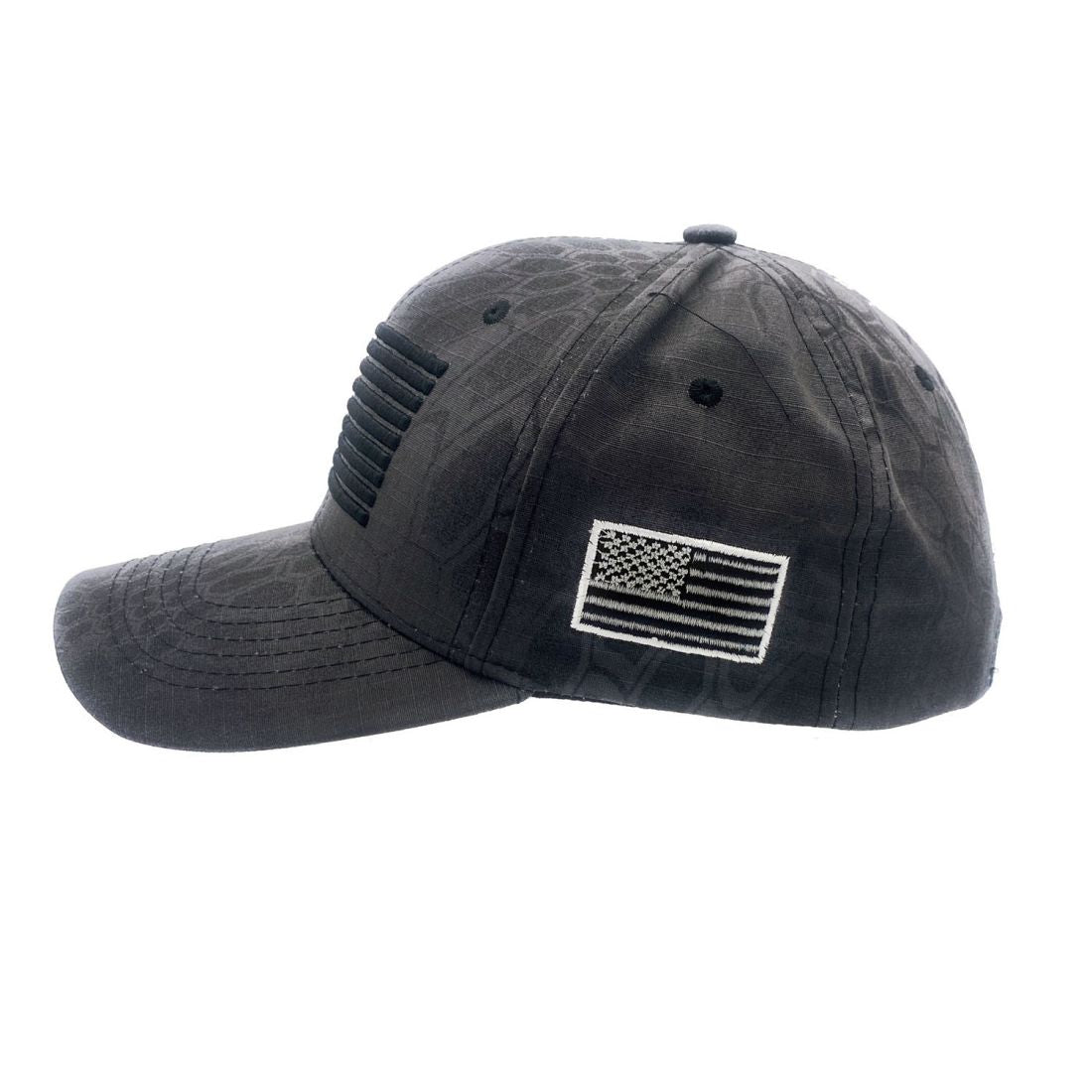 Empire Cove USA Flag Baseball Dad Caps Patriotic Hats Camo Camouflage Military-Black-