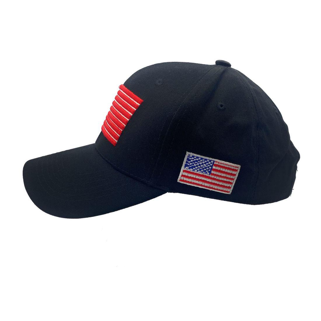 Empire Cove USA Flag Baseball Dad Caps Patriotic Hats Camo Camouflage Military-Black-