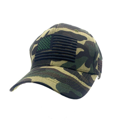 Empire Cove USA Flag Baseball Dad Caps Patriotic Hats Camo Camouflage Military-Woodland-