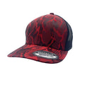 Empire Cove Camouflage Camo Retro Baseball Caps Flat Bill Trucker Hat Snapback-Red-