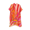 Empire Cove Womens Abstract Print Kimono Shawl Wraps Beach Cover Ups Summer-Red-