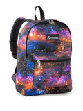 Everest Backpack Book Bag - Back to School Basics - Fun Patterns & Prints-Galaxy-