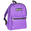 Everest Backpack Book Bag - Back to School Basic Style - Mid-Size-Dark Purple-