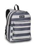 Everest Backpack Book Bag - Back to School Classic in Fun Prints & Patterns-Stripes-