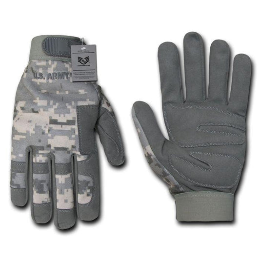 Acu Universal Digital Grey Camouflage US Army Tactical Hunting Gloves-Large-