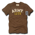Rapid Dominance Army Air Force Navy Marines Applique Military T-Shirts Tees-Army - Brown-Small-