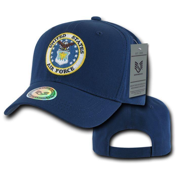 Army Air Force Navy Marines Police Security Cotton Baseball Hats Caps-AIR FORCE - NAVY-