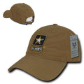 Rapid Dominance Relaxed Relaxed MIL/LE Ripstop Cotton Dad Hats Caps-Army-Coyote-