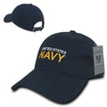 Rapid Dominance Relaxed Relaxed MIL/LE Ripstop Cotton Dad Hats Caps-Navy-Navy-