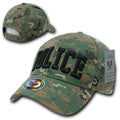 Rapid Dominance USA Military Law Enforcement Camouflage Cotton Caps Hats-Police - Woodland Digital-