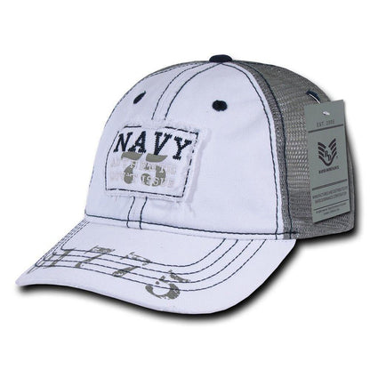 Rapid Dominance Great Lake Vintage Military Branch Logo With Patch Hats Caps-Army - Brown-