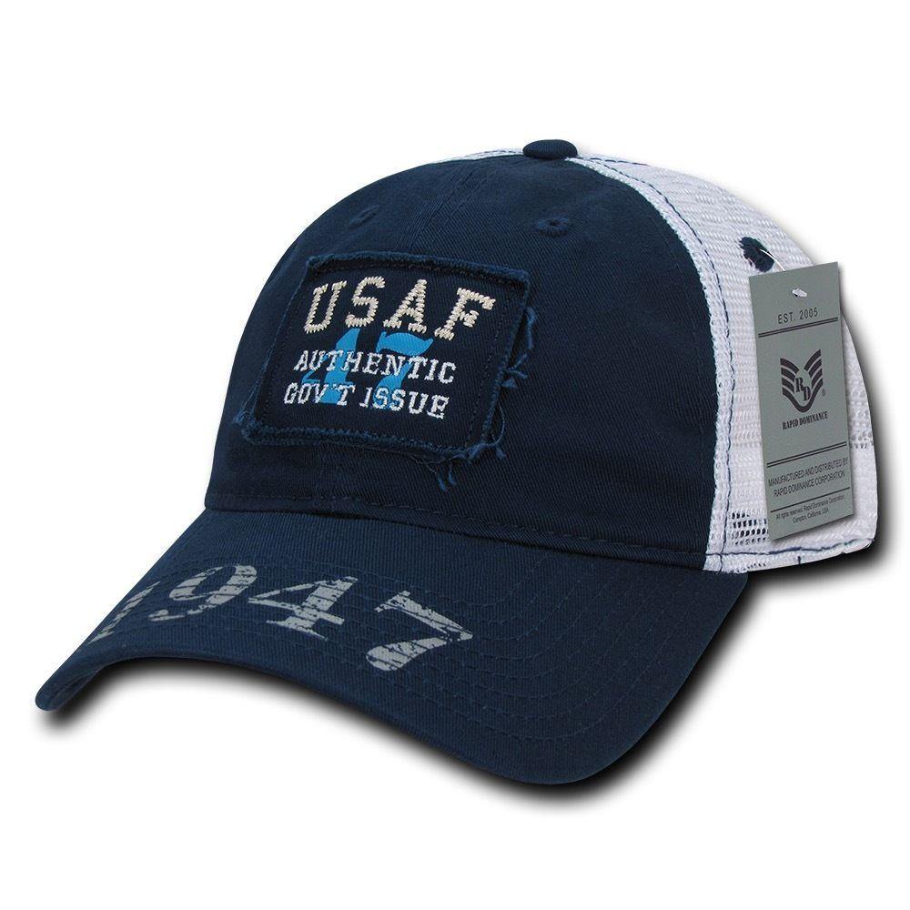 Rapid Dominance Great Lake Vintage Military Branch Logo With Patch Hats Caps-Army - Brown-