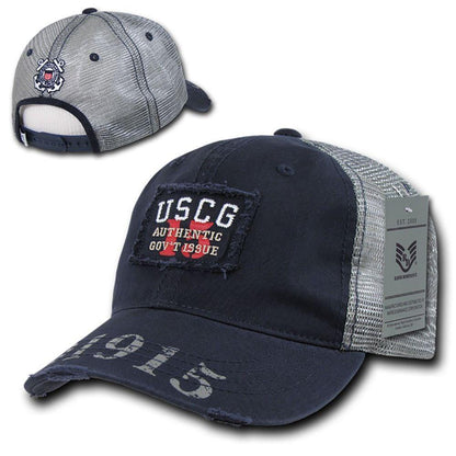 Rapid Dominance Great Lake Vintage Military Branch Logo With Patch Hats Caps-Army - Brown-