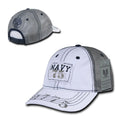 Rapid Dominance Great Lake Vintage Military Branch Logo With Patch Hats Caps-Navy - White-