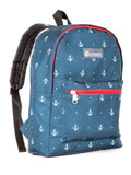 Everest Backpack Book Bag - Back to School Basics - Fun Patterns & Prints-Navy Anchor-
