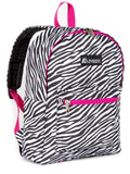 Everest Backpack Book Bag - Back to School Basics - Fun Patterns & Prints-Zebra-