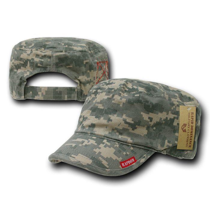 BDU Patrol Fatigue Cadet Military Army Cotton Adjustable Camo Caps Hats Universal Digital