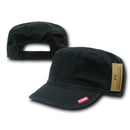 Bdu Patrol Fatigue Cadet Military Army Cotton Adjustable Camo Caps Hats-Black- 3 image