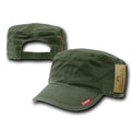 Bdu Patrol Fatigue Cadet Military Army Cotton Adjustable Camo Caps Hats-Olive-