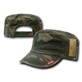 Bdu Patrol Fatigue Cadet Military Army Cotton Adjustable Camo Caps Hats-Woodland Camo-