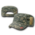 Bdu Patrol Fatigue Cadet Military Army Cotton Zipper Pocket Camo Caps Hats-Universal Digital-