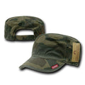 Bdu Patrol Fatigue Cadet Military Army Cotton Zipper Pocket Camo Caps Hats-Woodland Camo-