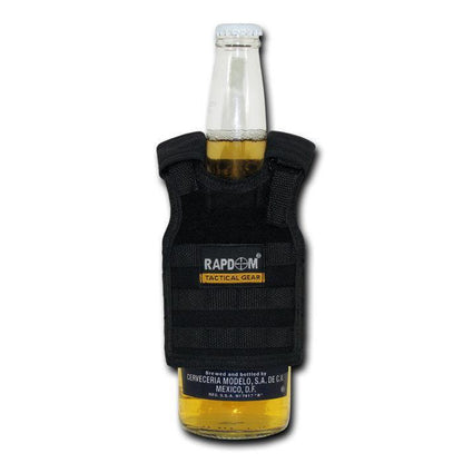 Beer Soda Water Can Bottle Cooler Carrier Insulator Tactical Vest Molle 16Oz-RAPDOM Black-