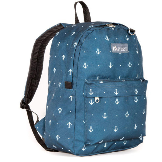 Everest Backpack Book Bag - Back to School Classic in Fun Prints & Patterns-Anchor-