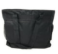 Large Tote Bags For Shopping Grocery Work Travel School W/ Organizer 16x14inch-Black-