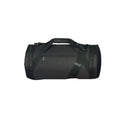 Roll Round 18 Inch Duffle Bags Two Tone Travel Sports Gym Carry-On Luggage-Black-