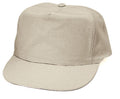 Blank Two Tone 5 Panel Baseball Cotton Twill Snapback Hats Caps-KHAKI-
